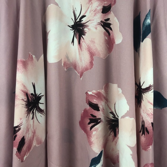 🍉Haute Moute| V Neck Pink Floral Short Dress - Picture 2 of 6